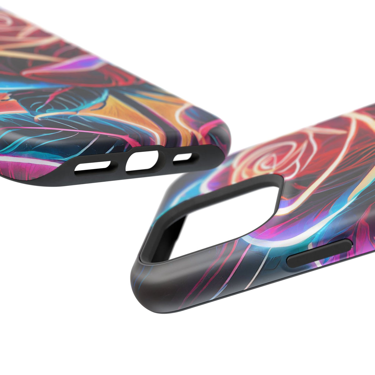 Neon Rose Magnetic Tough Phone Case - Studio 653