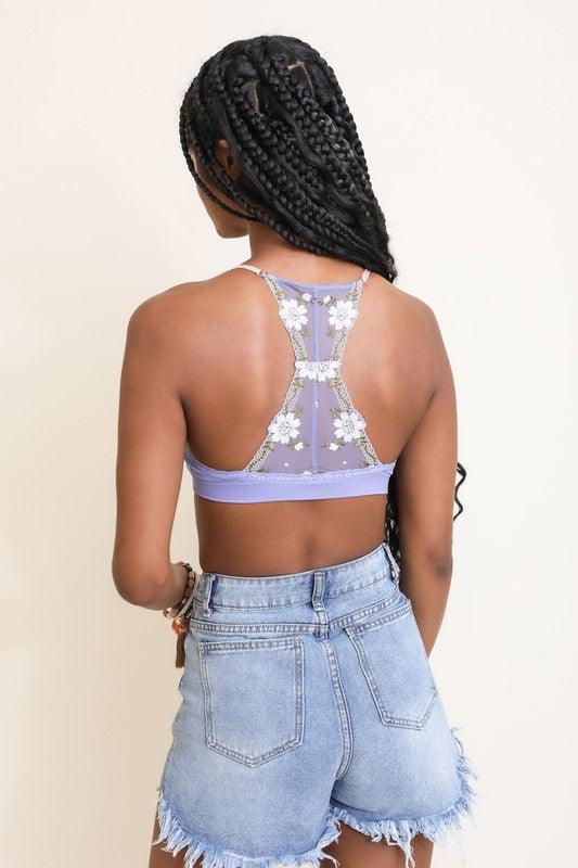 Floral Lattice Bralette - Studio 653