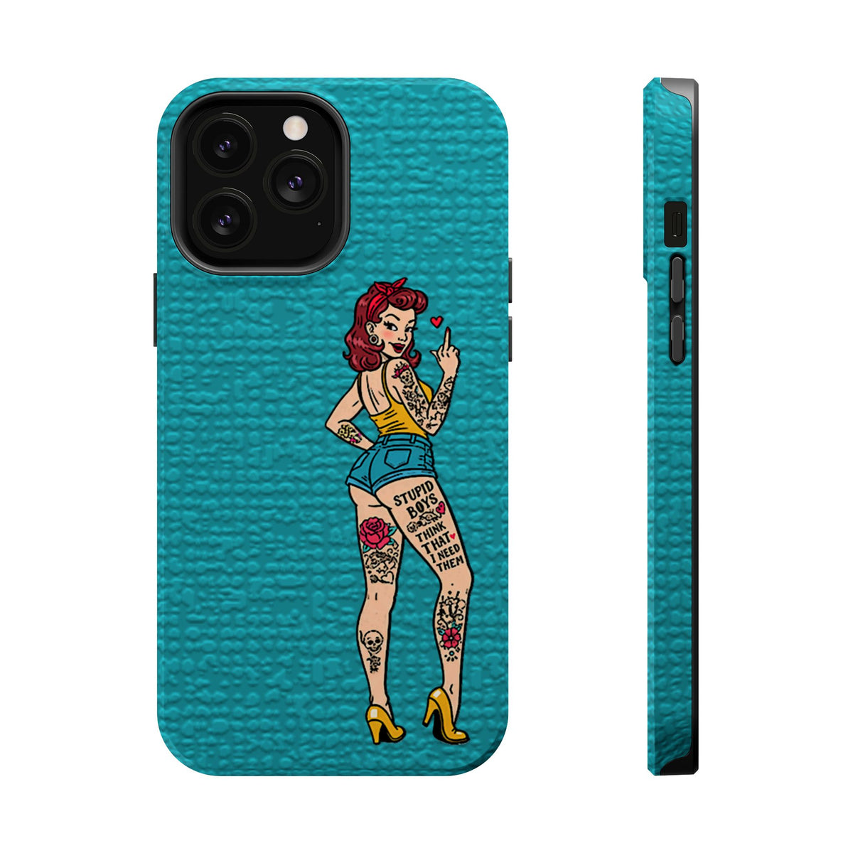 Sassy Pin-Up Stupid Boys Magnetic Tough Phone Case - Studio 653