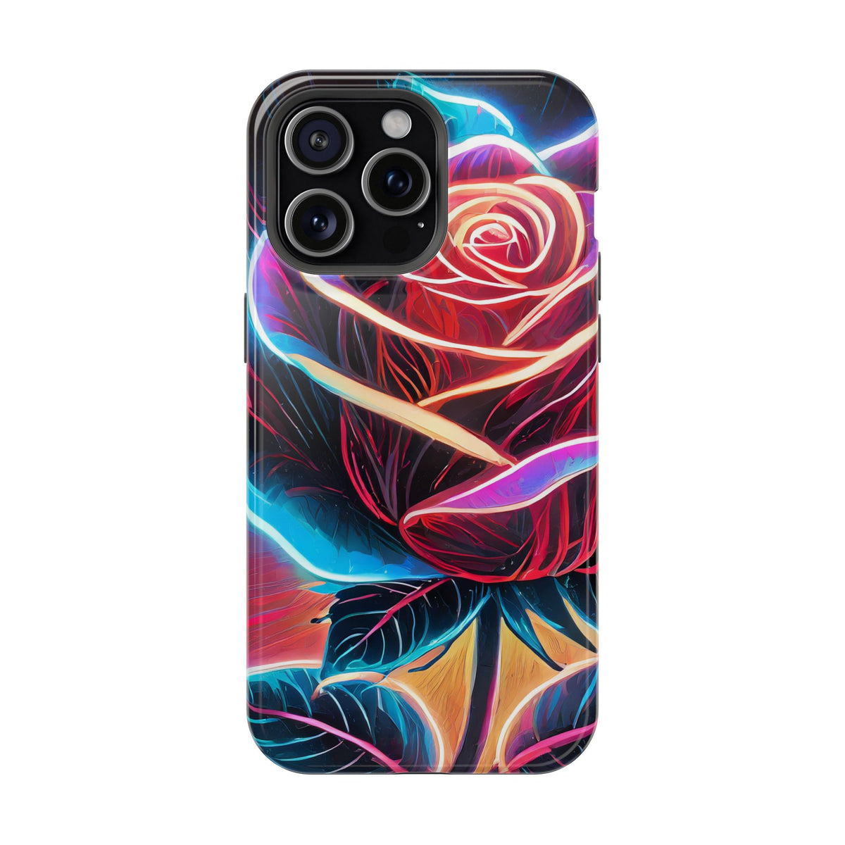 Neon Rose Magnetic Tough Phone Case - Studio 653