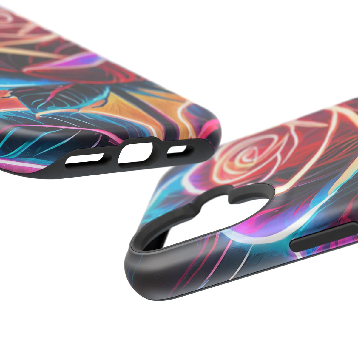 Neon Rose Magnetic Tough Phone Case - Studio 653
