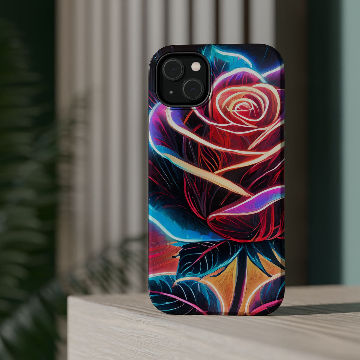 Neon Rose Magnetic Tough Phone Case - Studio 653