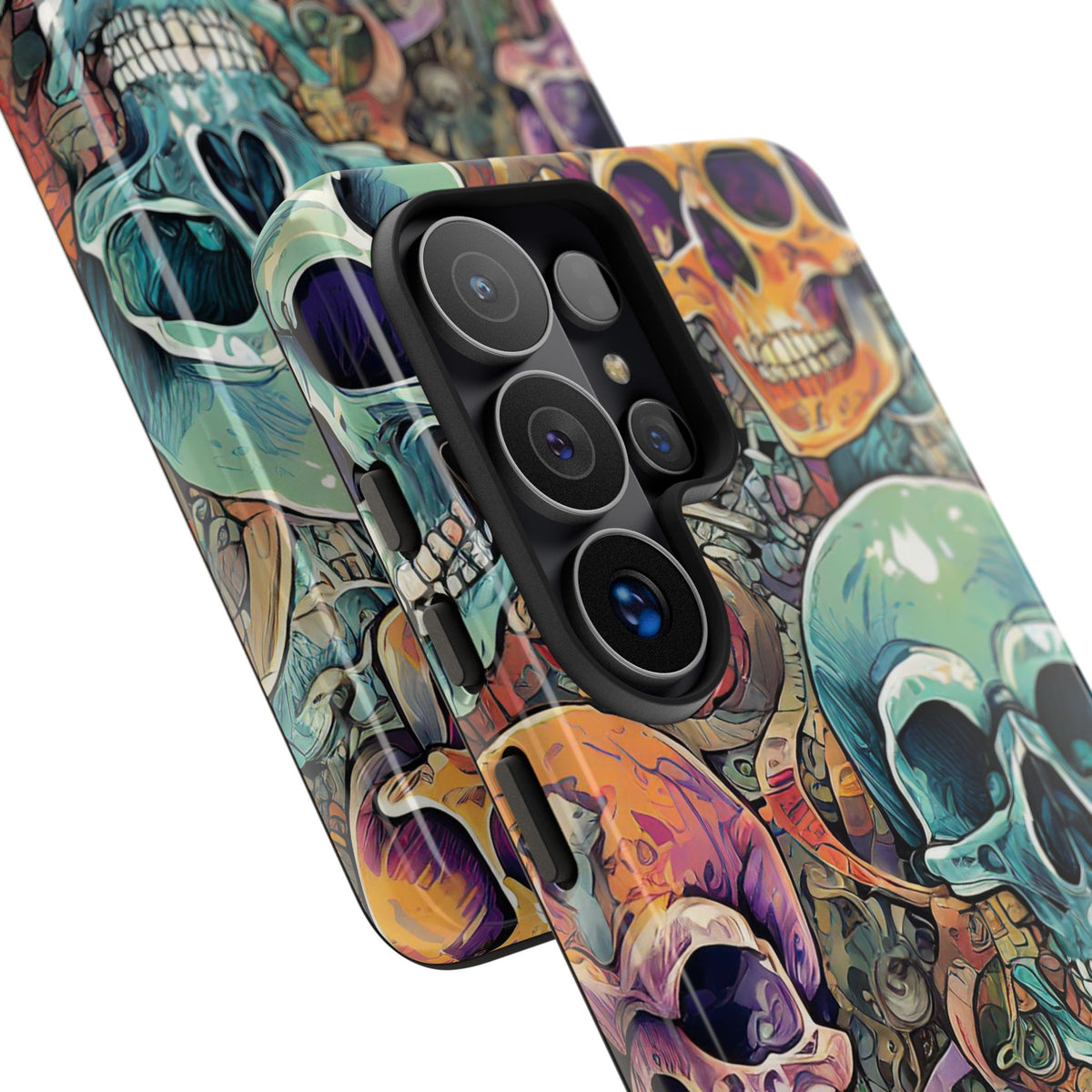 Artistic Skull Collage Tough Phone Case - Studio 653