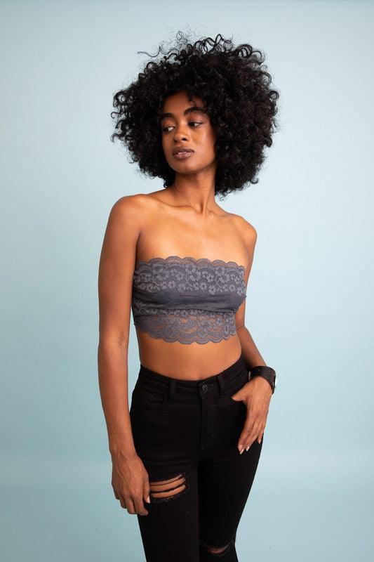 Wide Lace Bandeau - Studio 653