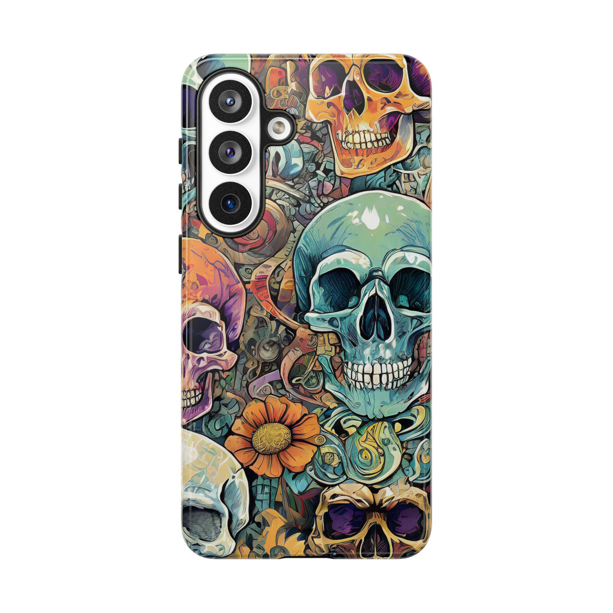 Artistic Skull Collage Tough Phone Case - Studio 653