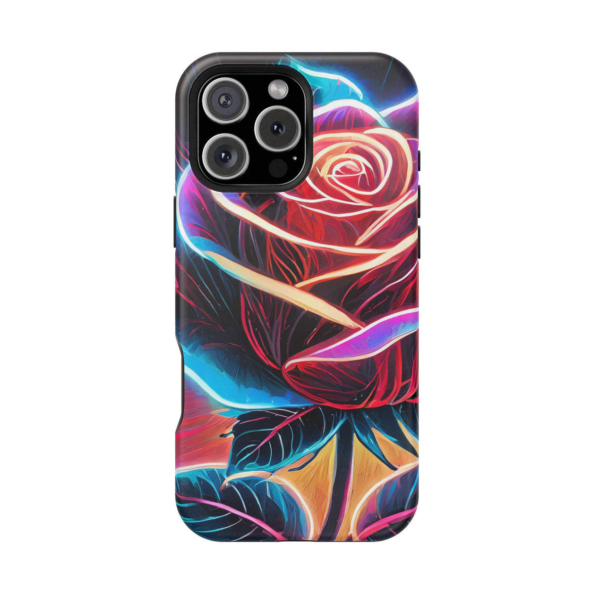 Neon Rose Magnetic Tough Phone Case - Studio 653