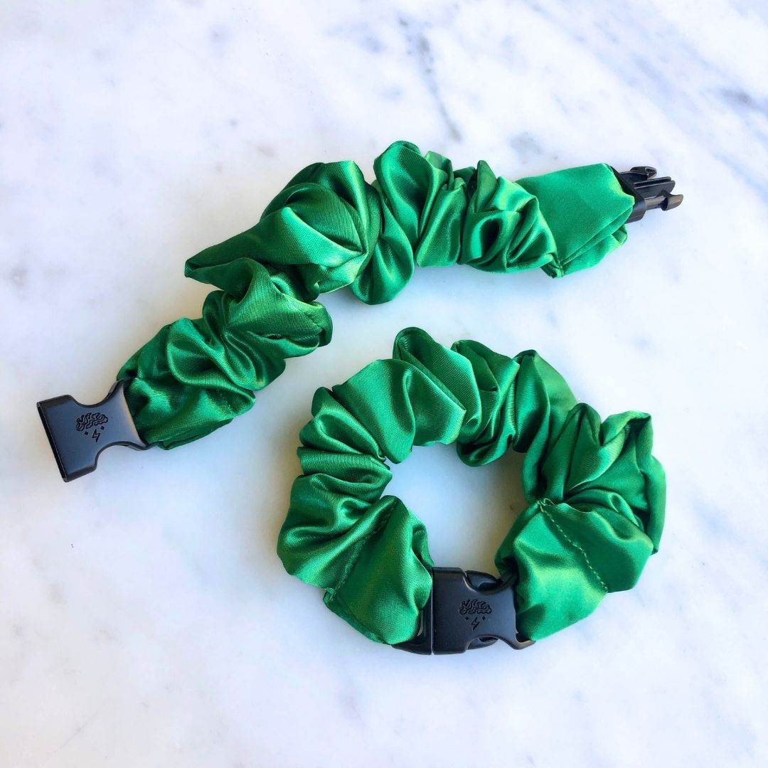 Buckle Scrunchie - Vibrant Solid Colors - No Snagging, No Tangles - Studio 653