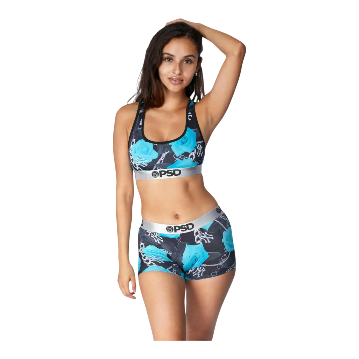 PSD Icy Roses Women Sports Bra Multi