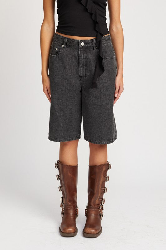 Emory Park Gray Denim Bermuda Shorts