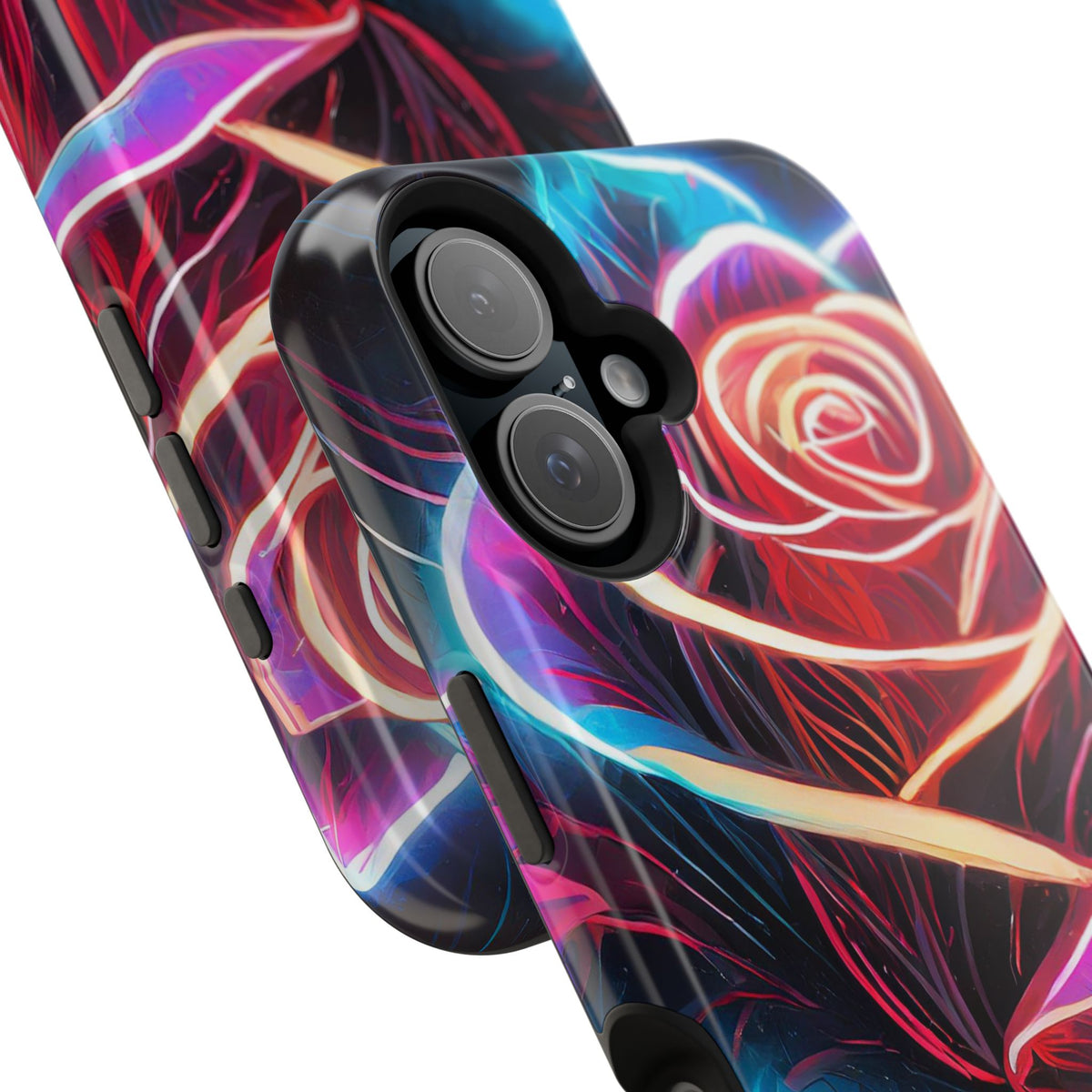 Neon Rose Magnetic Tough Phone Case - Studio 653