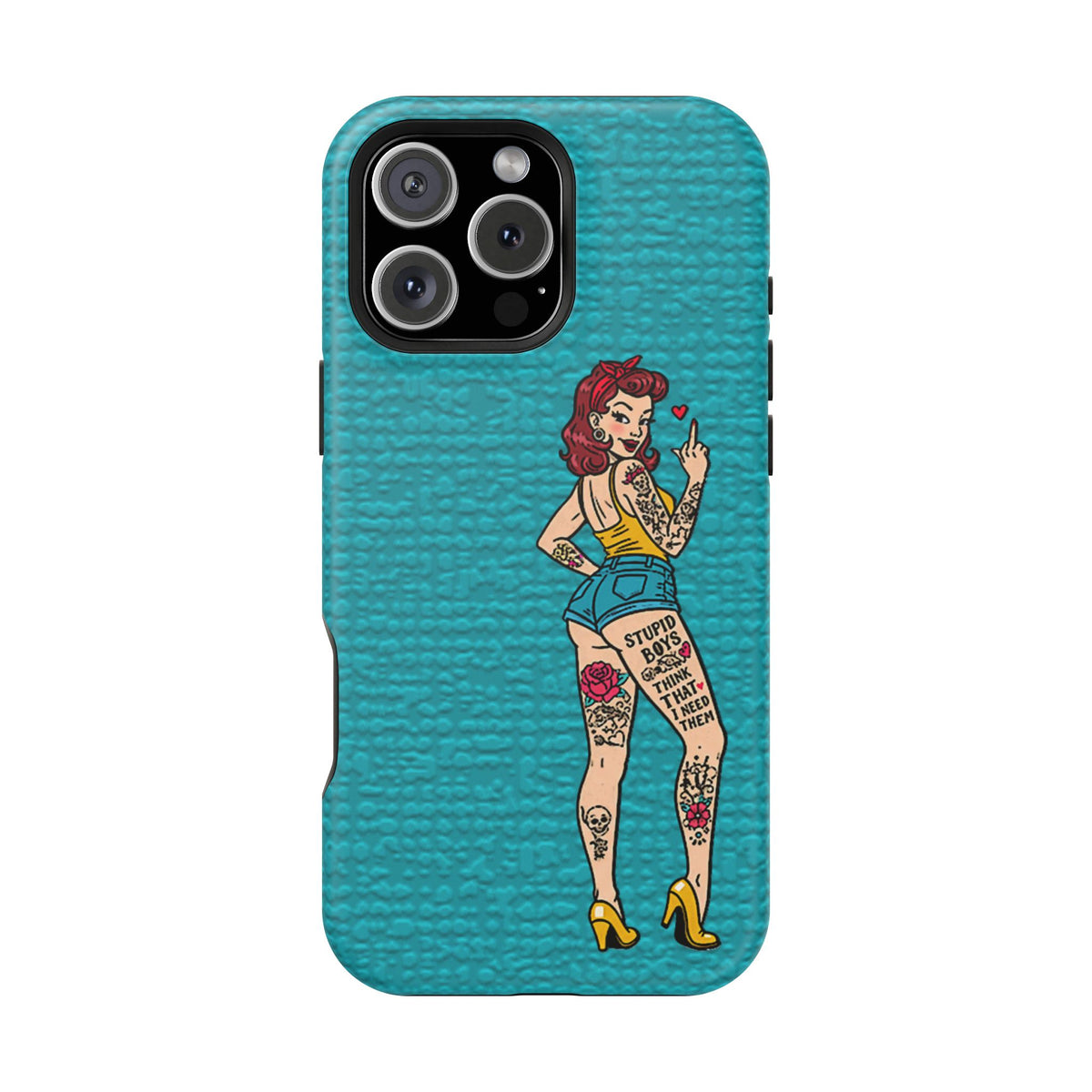 Sassy Pin-Up Stupid Boys Magnetic Tough Phone Case - Studio 653
