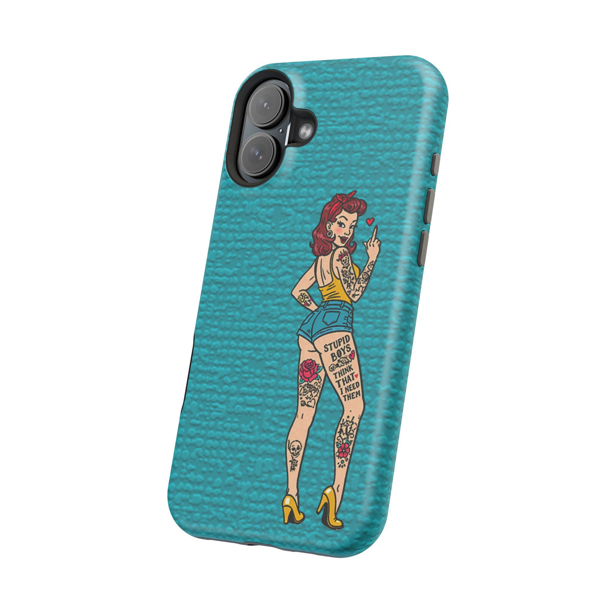 Sassy Pin-Up Stupid Boys Magnetic Tough Phone Case - Studio 653