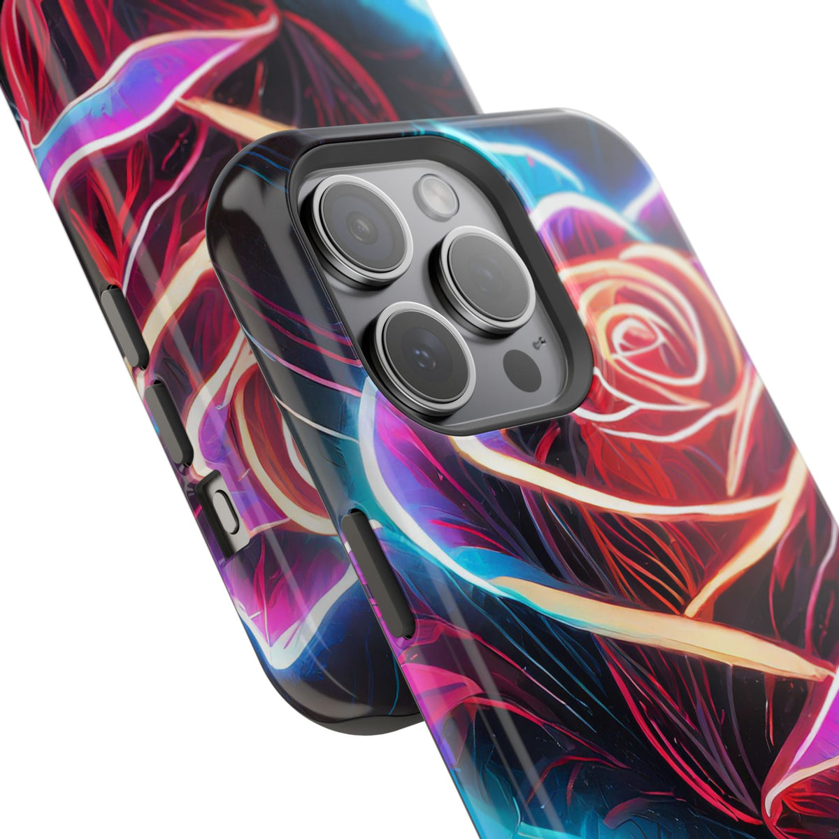 Neon Rose Magnetic Tough Phone Case - Studio 653