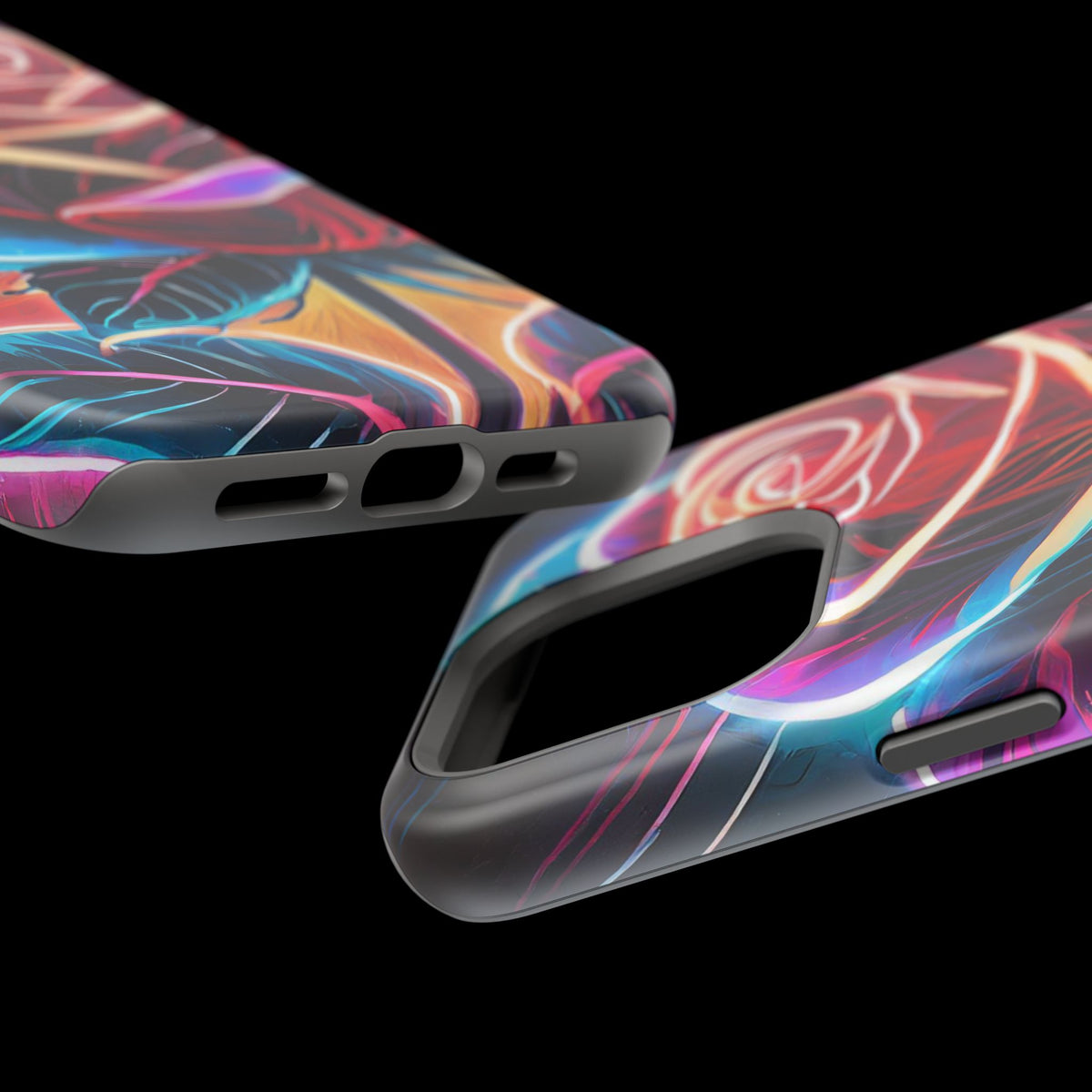 Neon Rose Magnetic Tough Phone Case - Studio 653