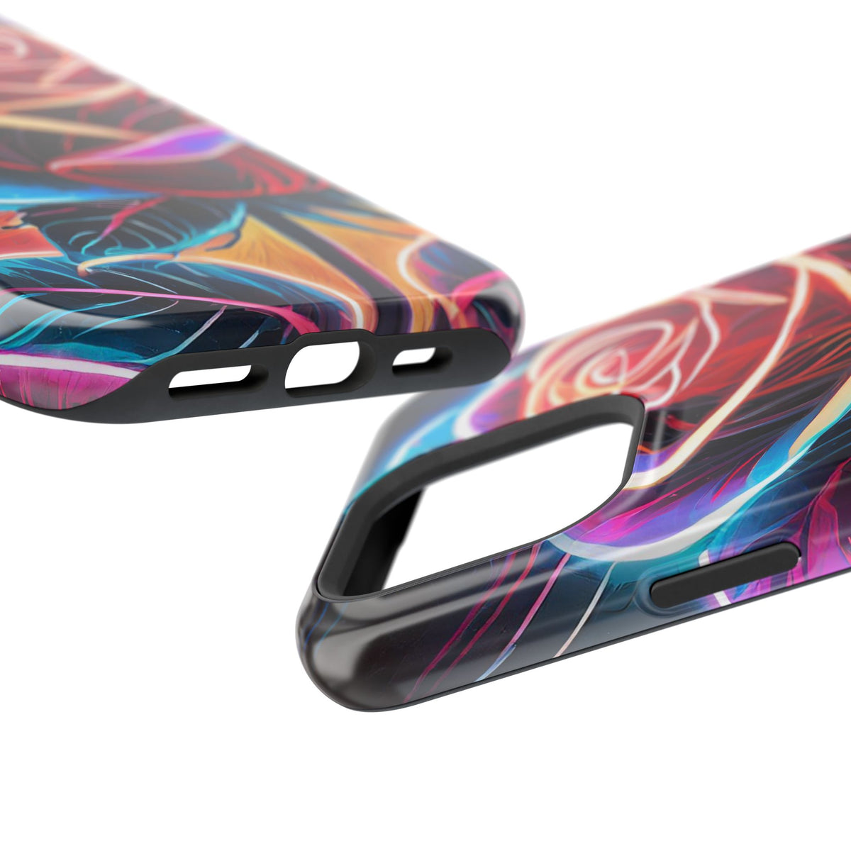 Neon Rose Magnetic Tough Phone Case - Studio 653