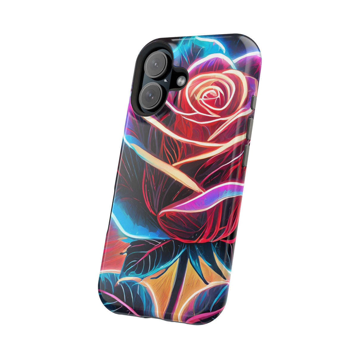 Neon Rose Magnetic Tough Phone Case - Studio 653