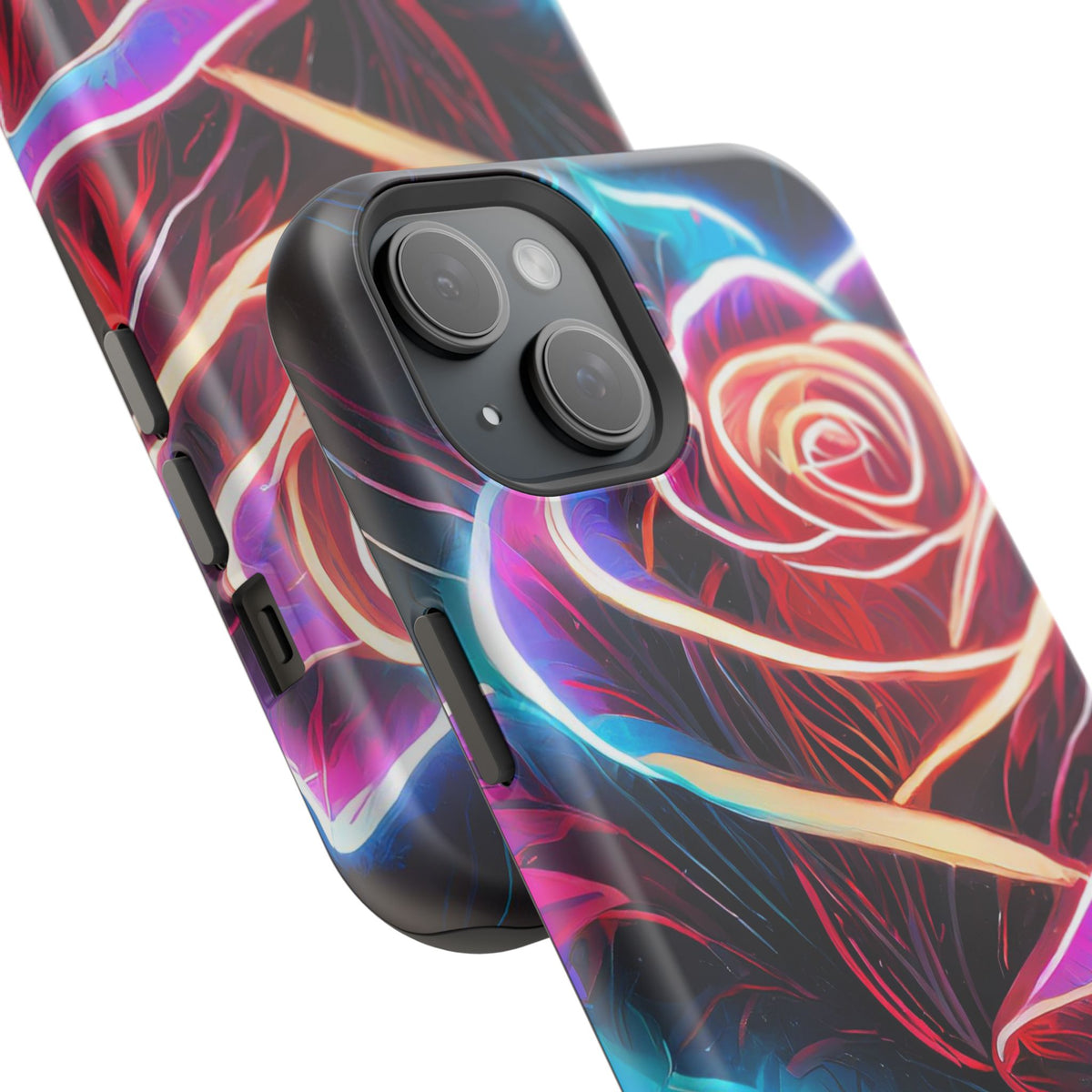 Neon Rose Magnetic Tough Phone Case - Studio 653