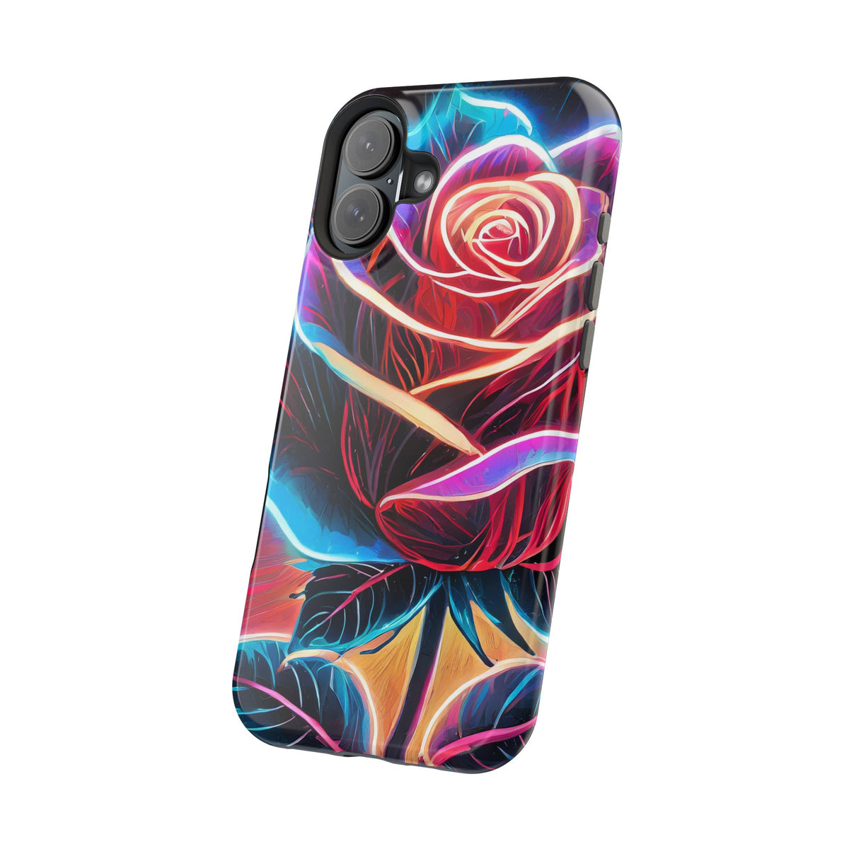 Neon Rose Magnetic Tough Phone Case - Studio 653