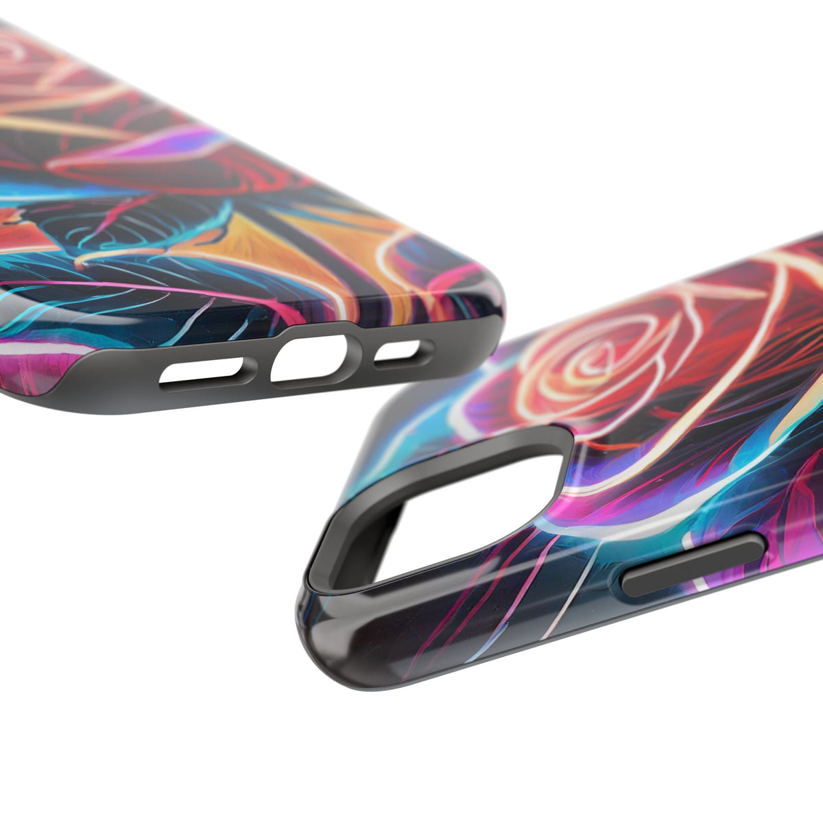 Neon Rose Magnetic Tough Phone Case - Studio 653