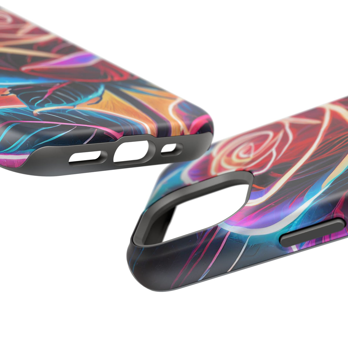 Neon Rose Magnetic Tough Phone Case - Studio 653
