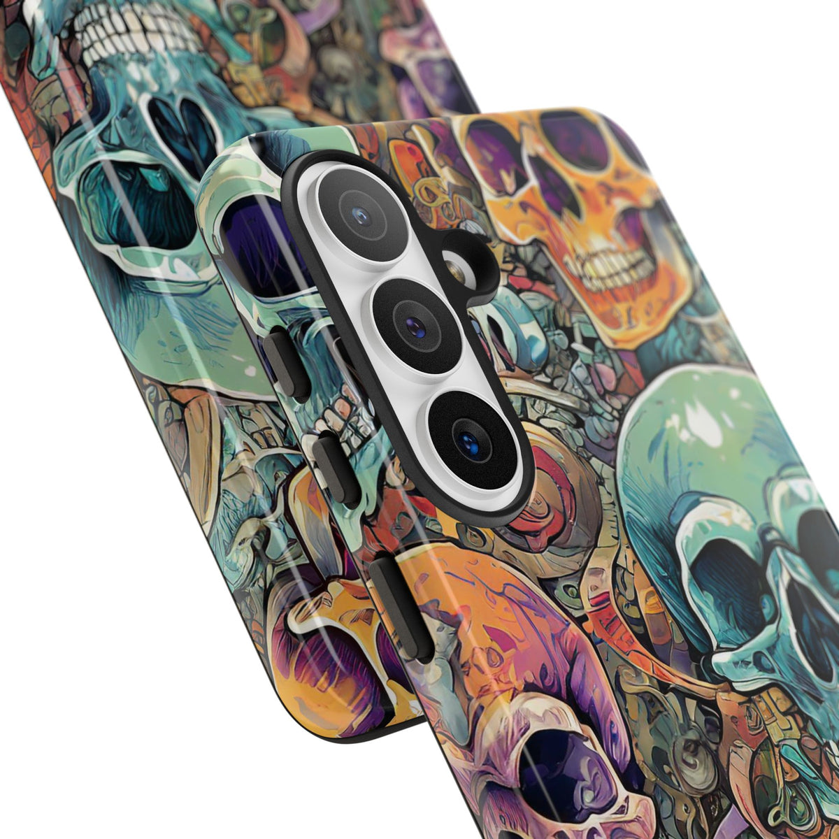 Artistic Skull Collage Tough Phone Case - Studio 653