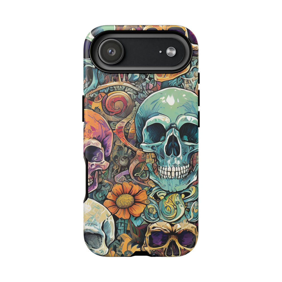 Artistic Skull Collage Tough Phone Case - Studio 653