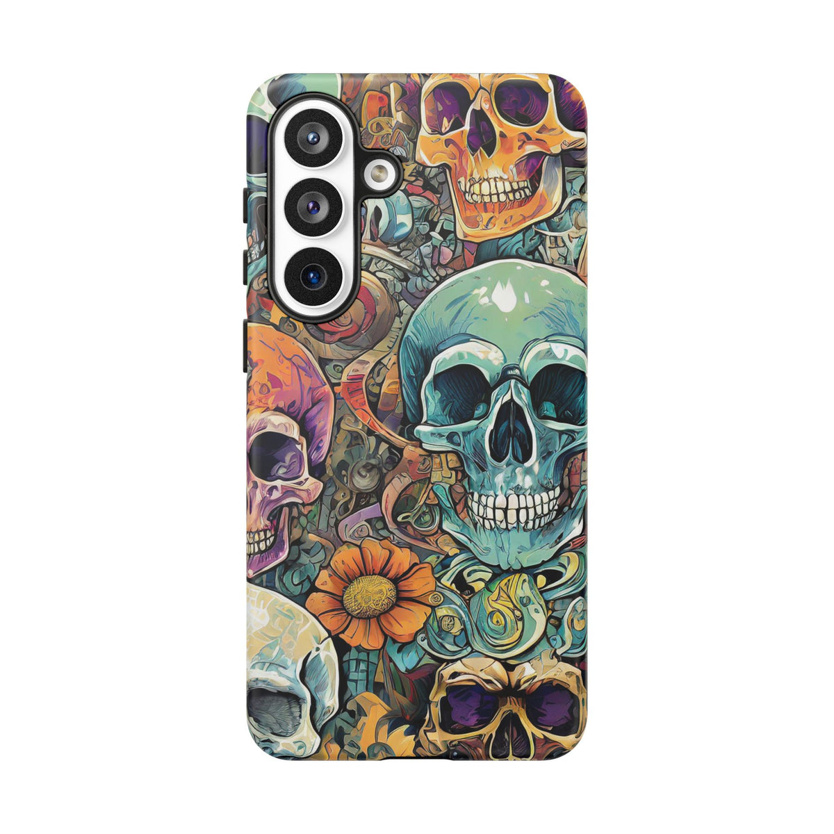 Artistic Skull Collage Tough Phone Case - Studio 653