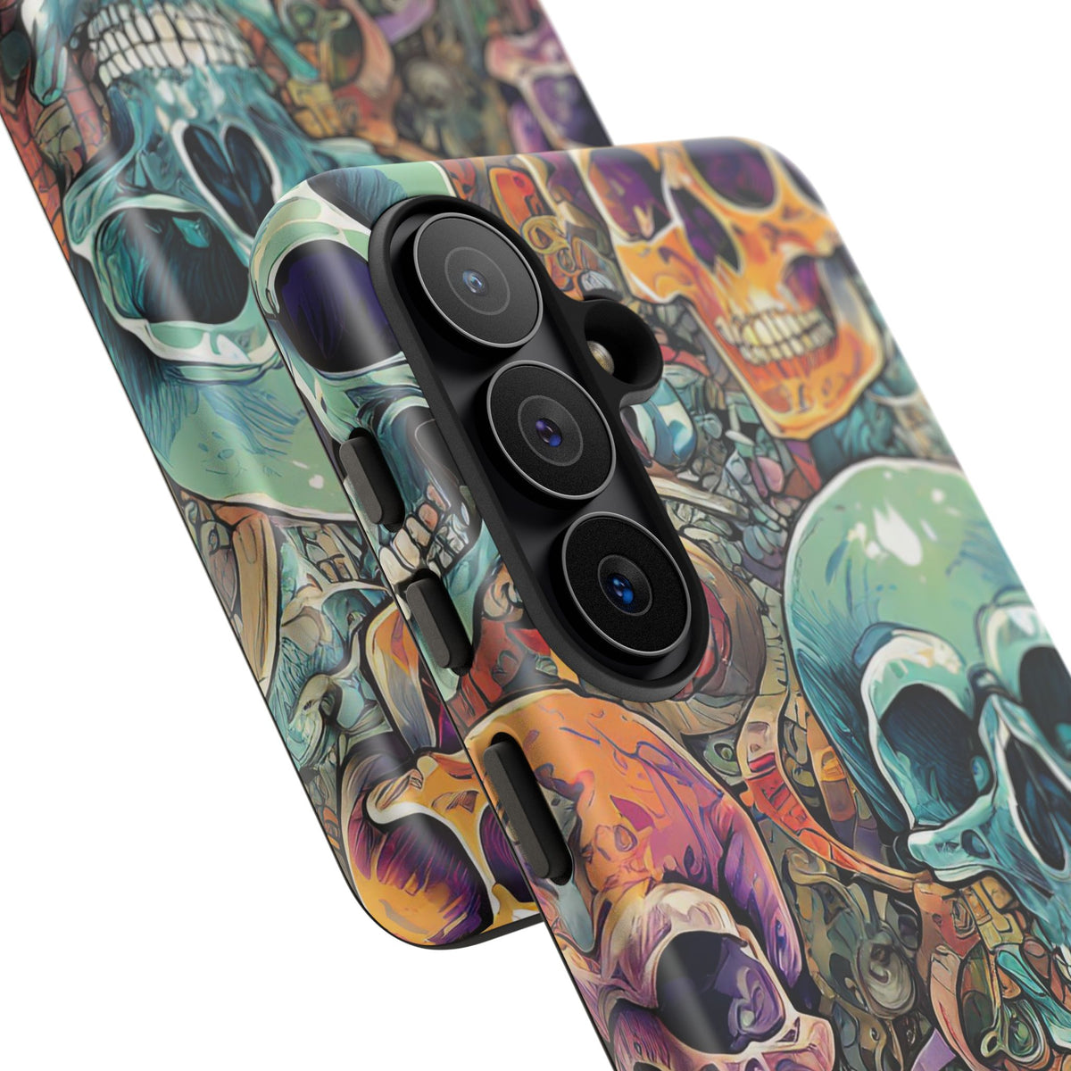 Artistic Skull Collage Tough Phone Case - Studio 653