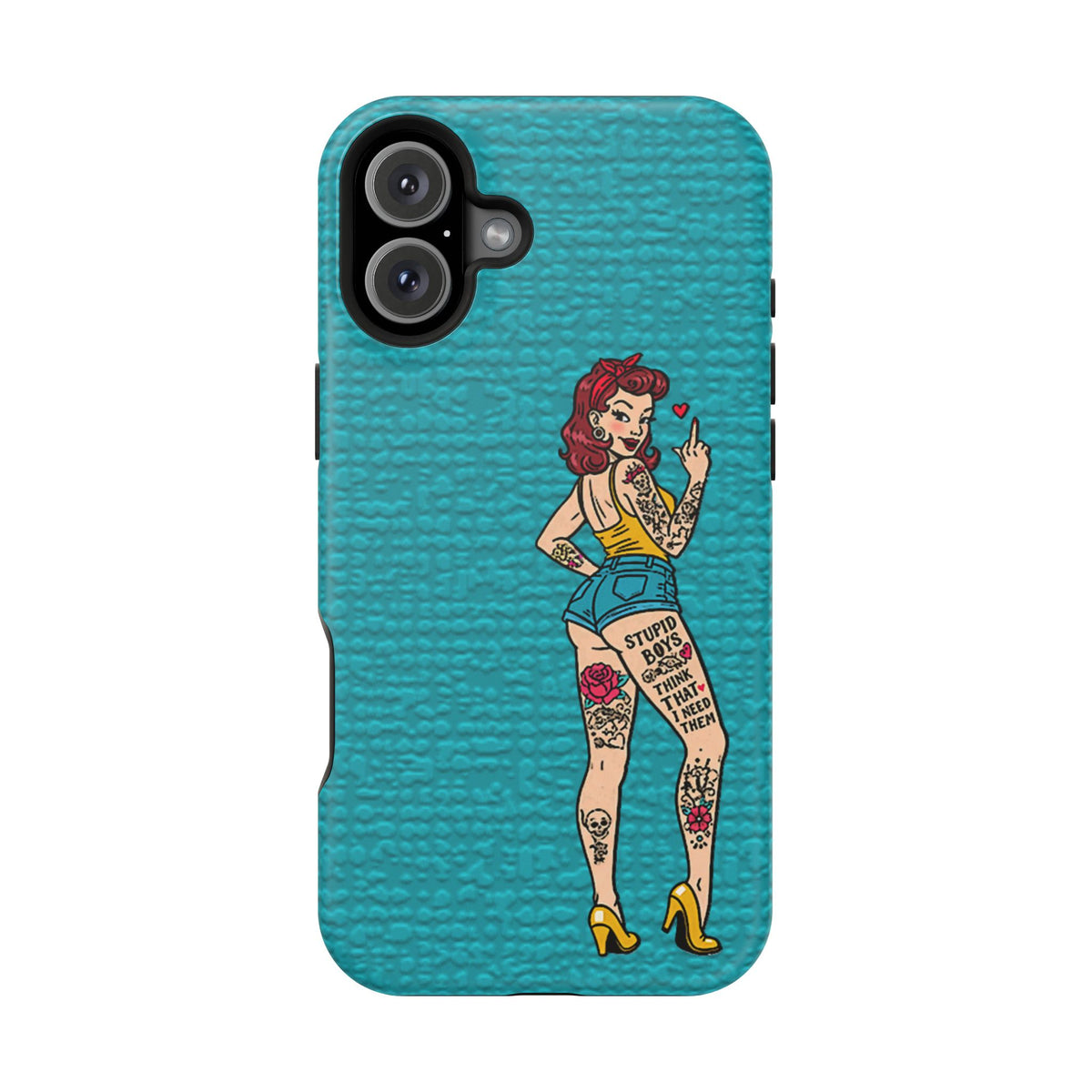 Sassy Pin-Up Stupid Boys Magnetic Tough Phone Case - Studio 653