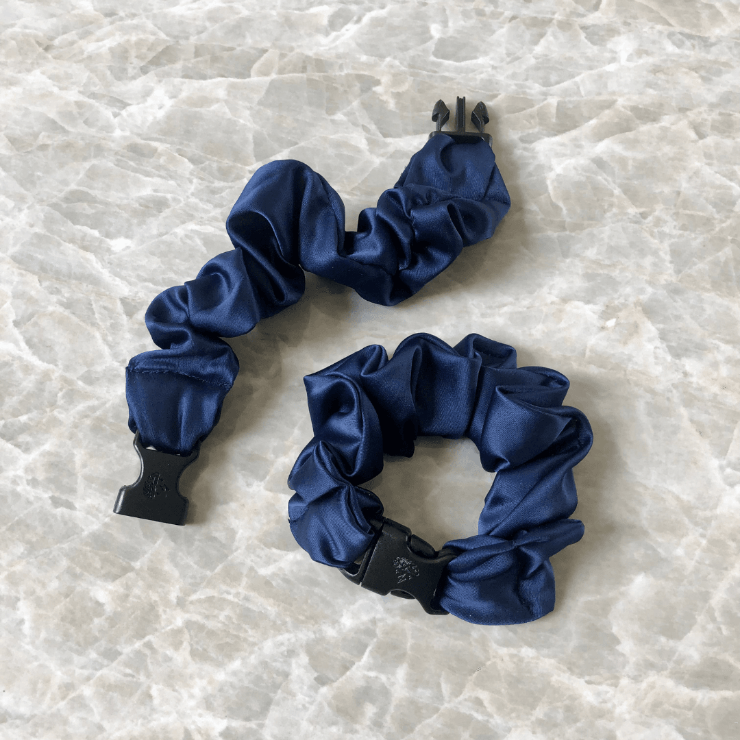 Buckle Scrunchie - Vibrant Solid Colors - No Snagging, No Tangles - Studio 653