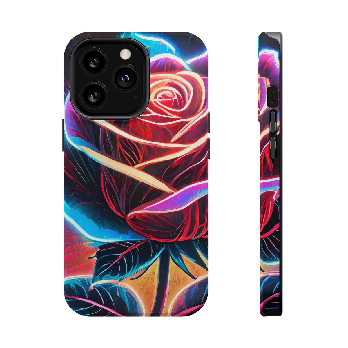 Neon Rose Magnetic Tough Phone Case - Studio 653