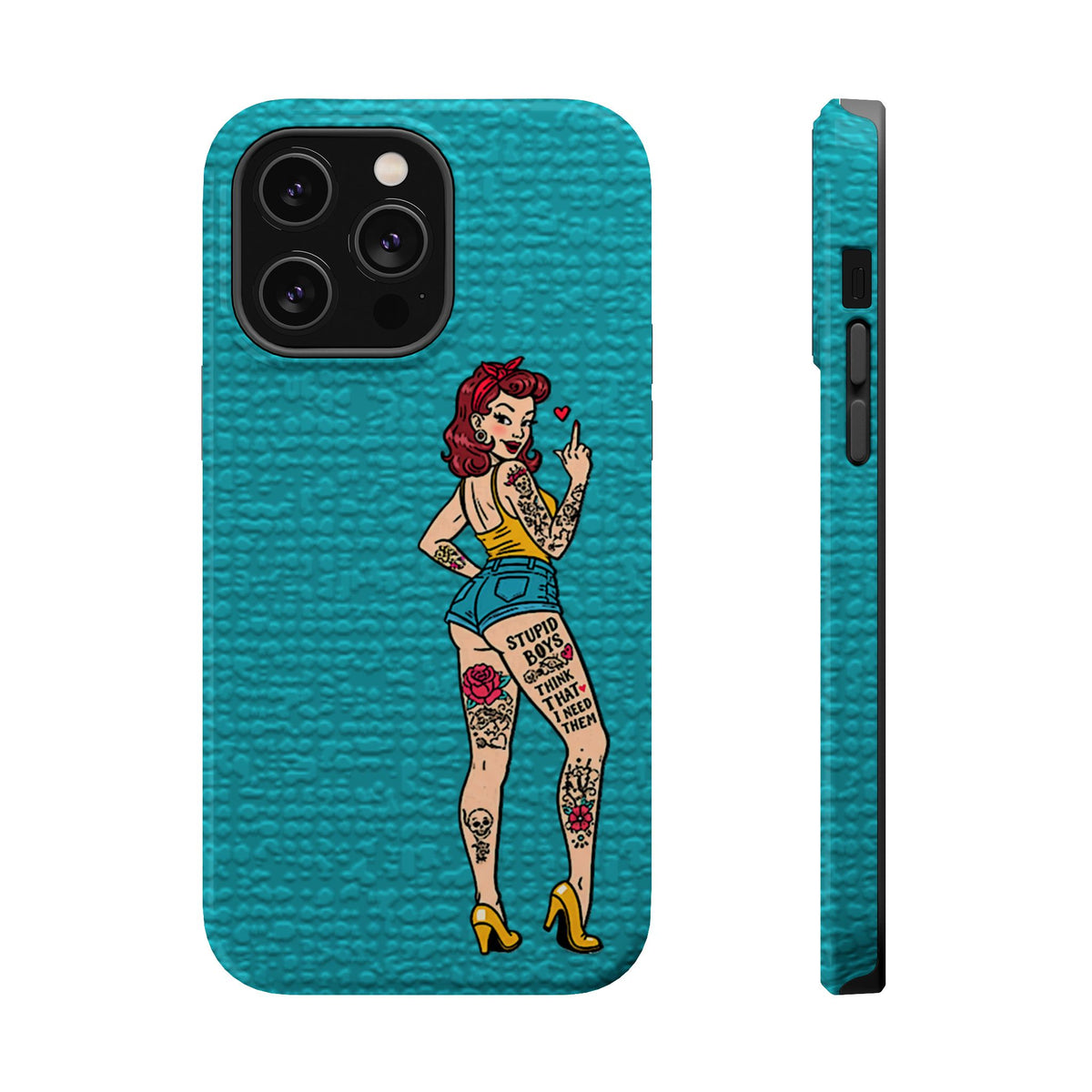 Sassy Pin-Up Stupid Boys Magnetic Tough Phone Case - Studio 653