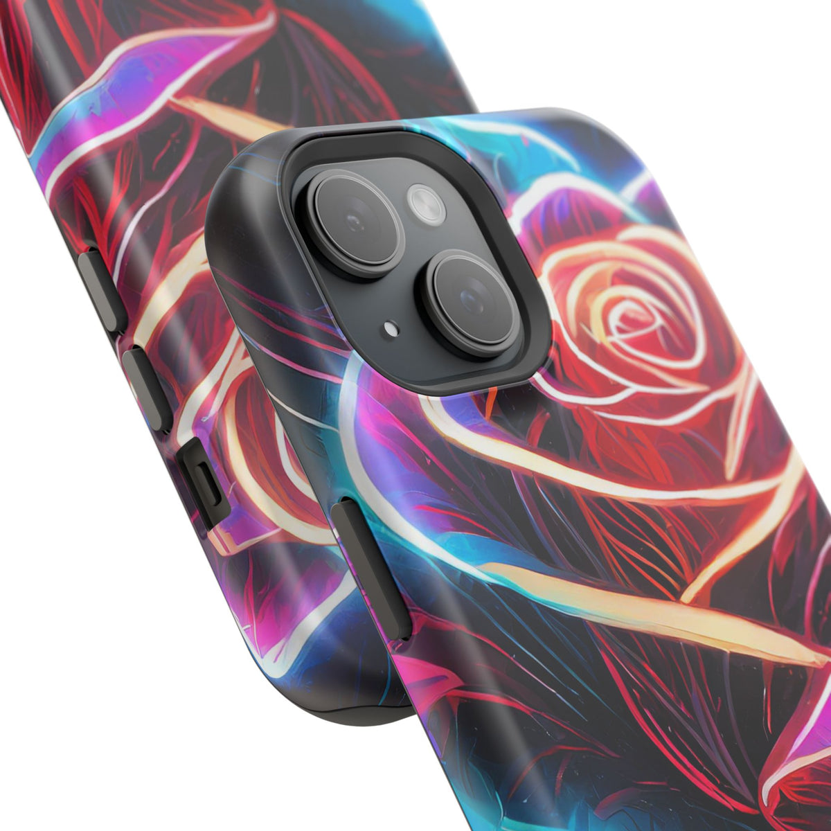 Neon Rose Magnetic Tough Phone Case - Studio 653