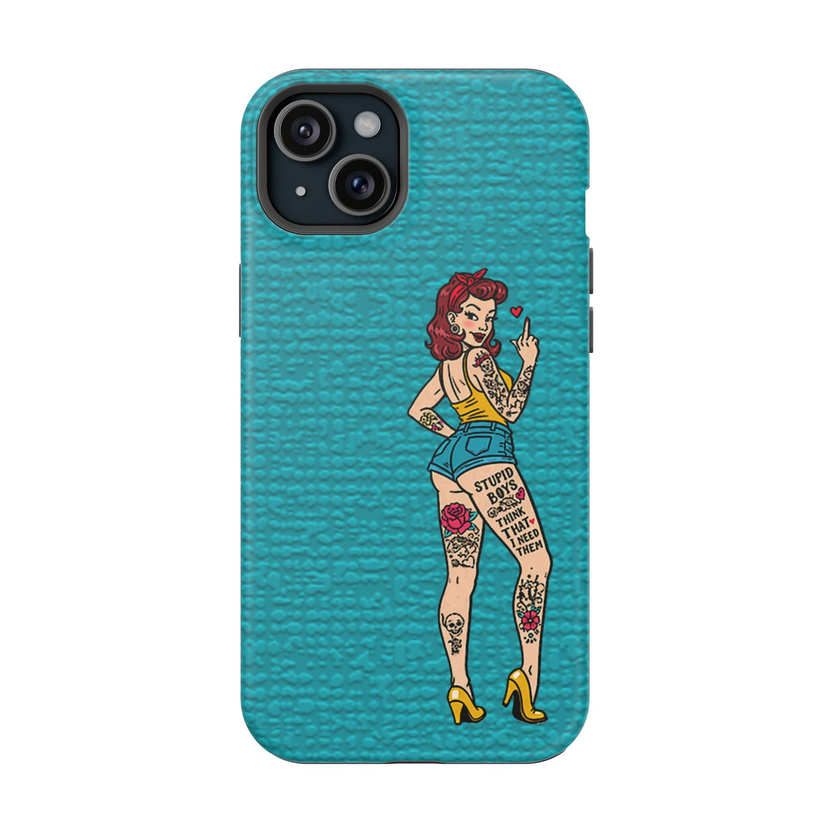 Sassy Pin-Up Stupid Boys Magnetic Tough Phone Case - Studio 653