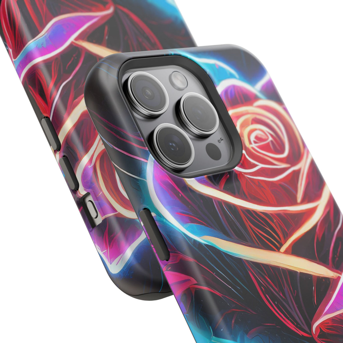 Neon Rose Magnetic Tough Phone Case - Studio 653