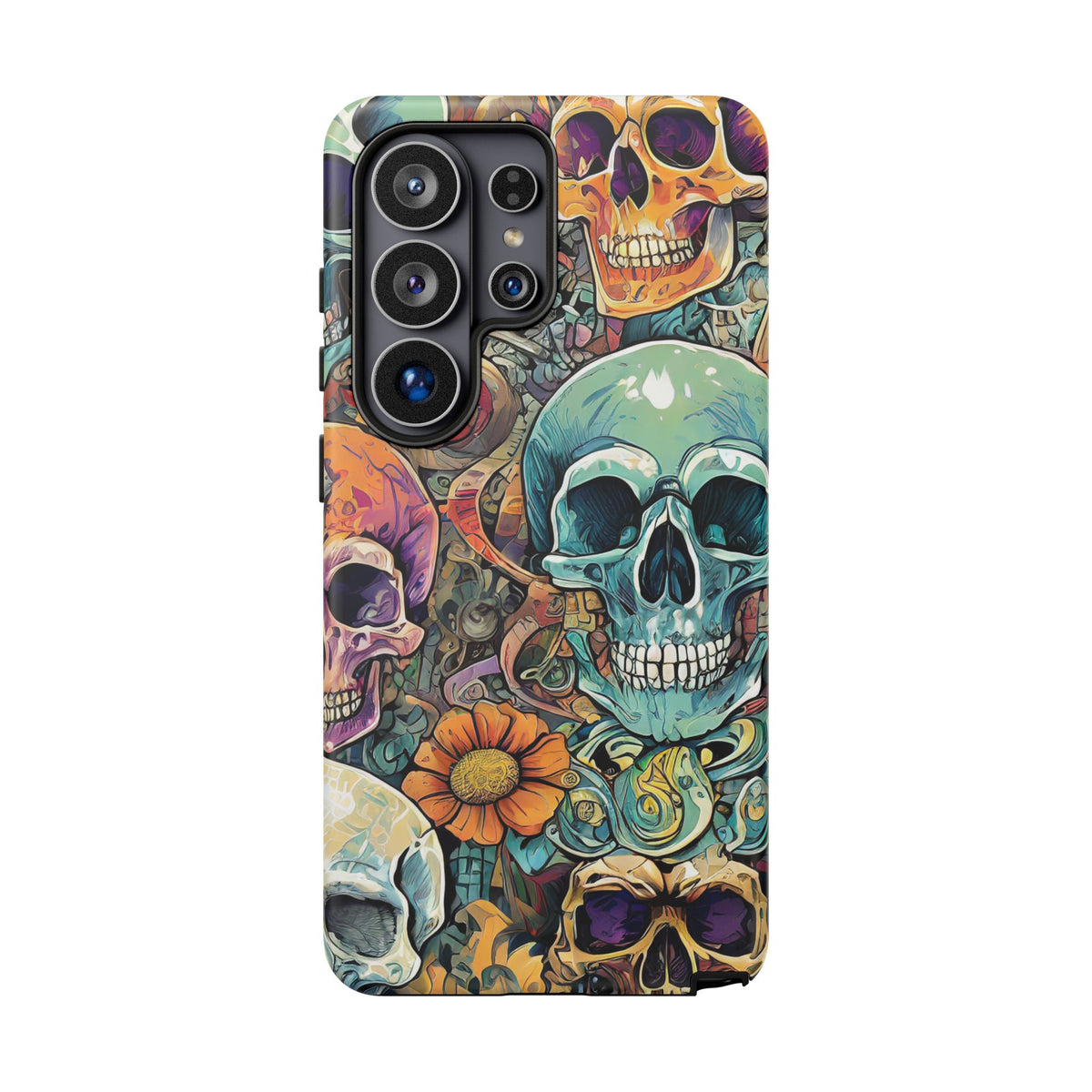 Artistic Skull Collage Tough Phone Case - Studio 653