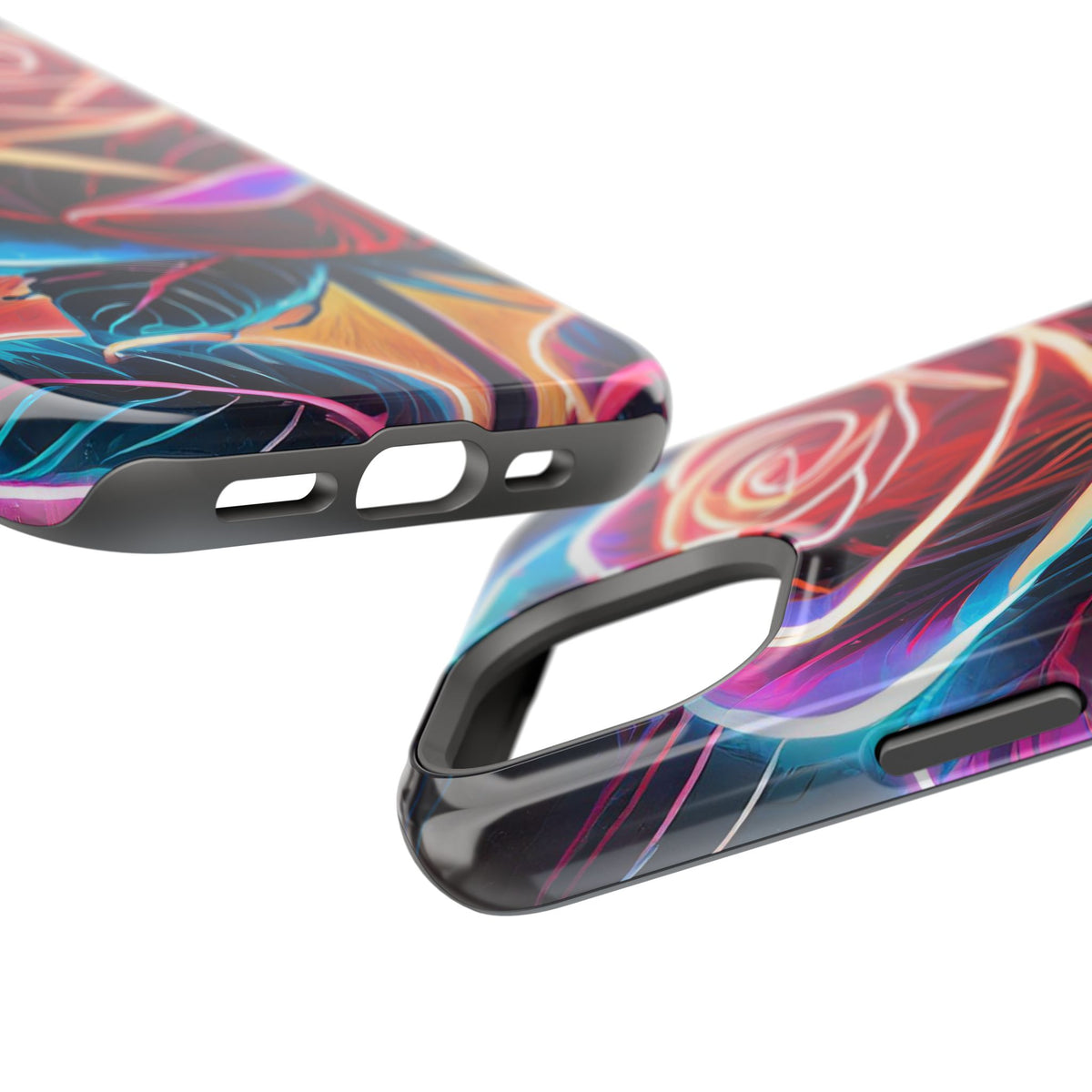 Neon Rose Magnetic Tough Phone Case - Studio 653