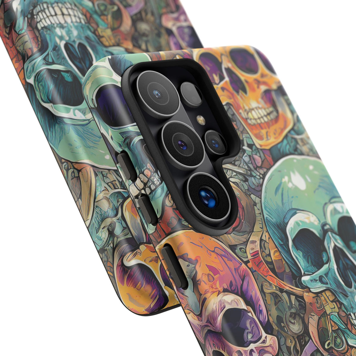 Artistic Skull Collage Tough Phone Case - Studio 653
