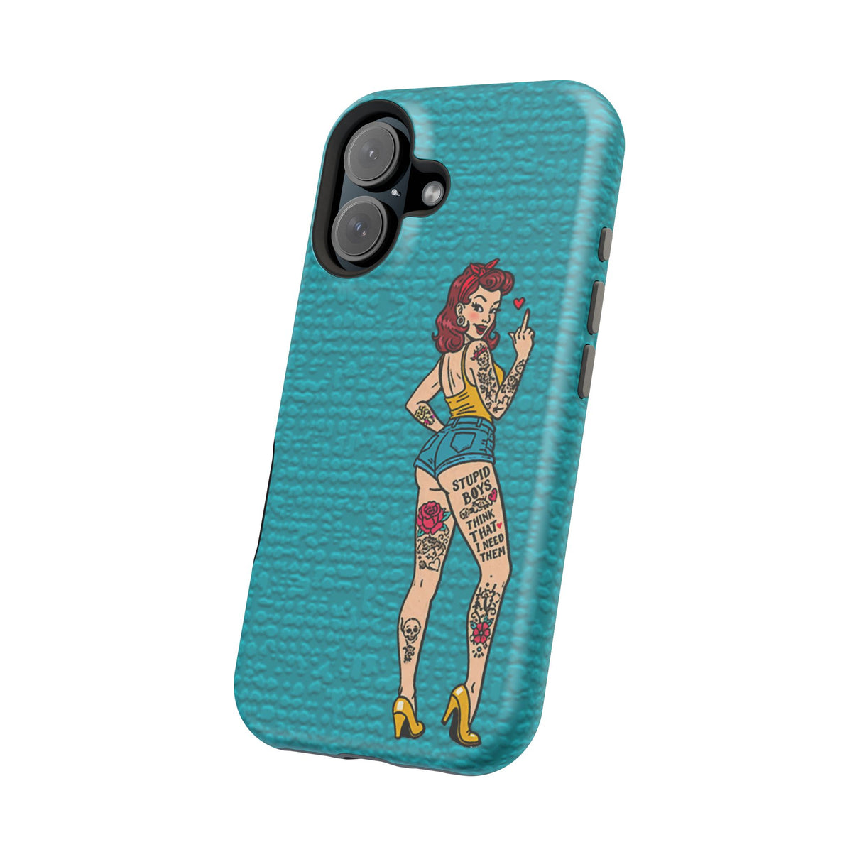 Sassy Pin-Up Stupid Boys Magnetic Tough Phone Case - Studio 653