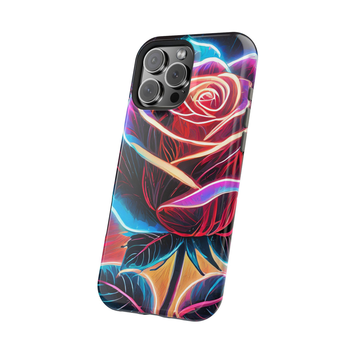 Neon Rose Magnetic Tough Phone Case - Studio 653