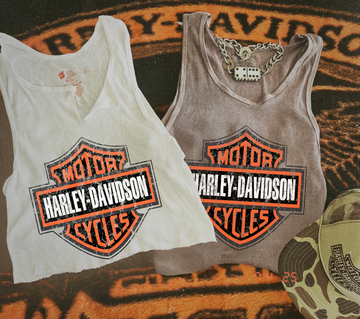 Distressed HD Vintage Inspired Tank - Studio 653