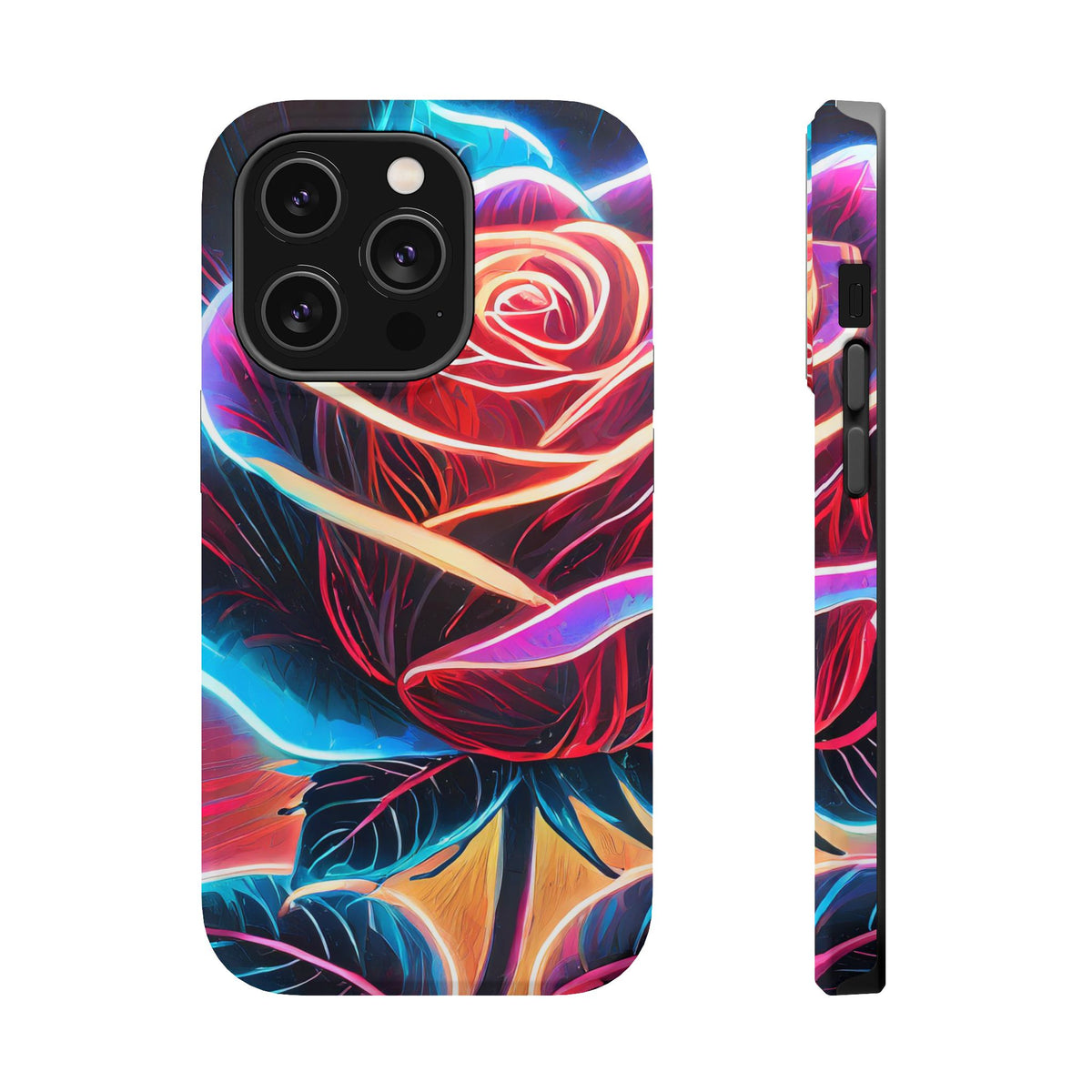 Neon Rose Magnetic Tough Phone Case - Studio 653