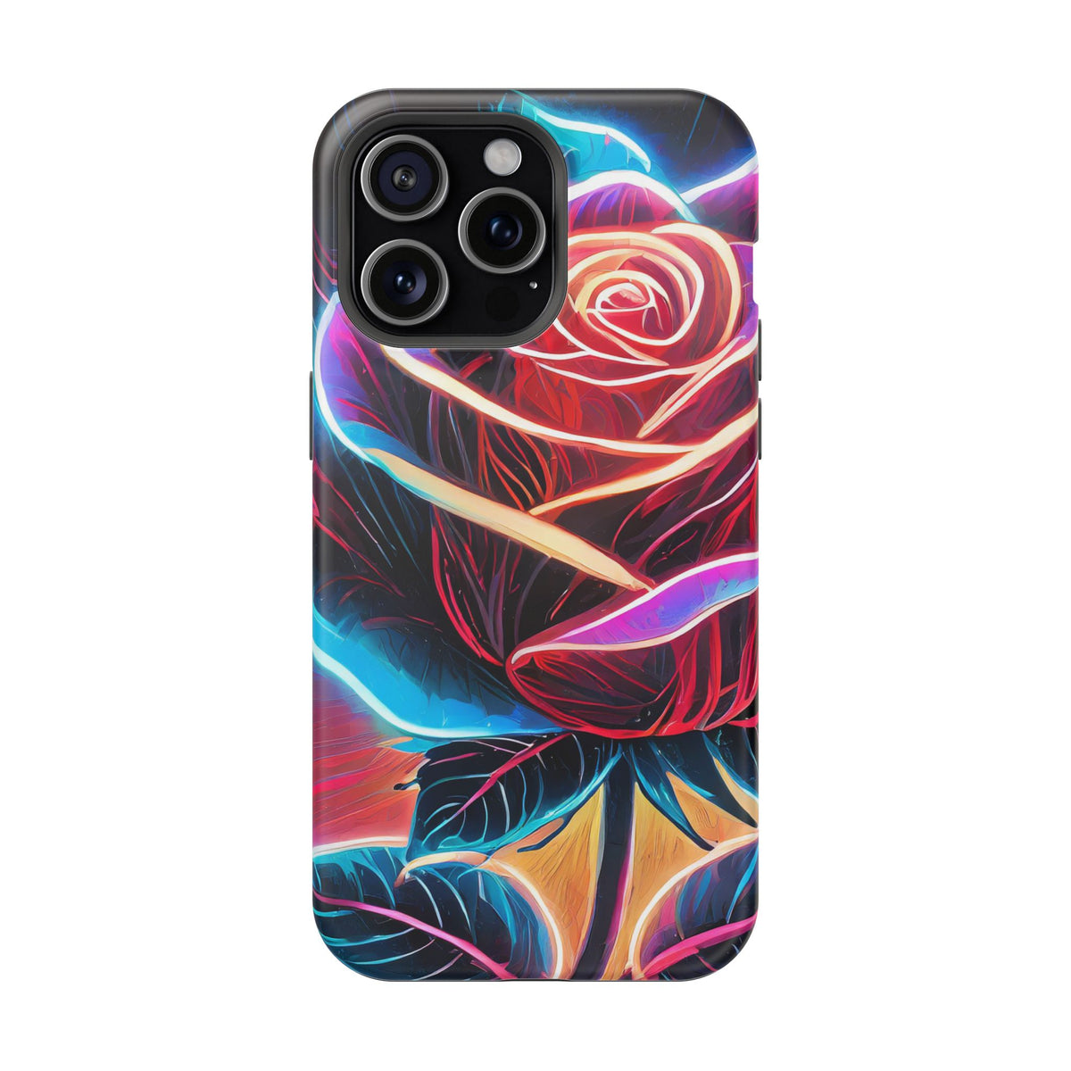 Neon Rose Magnetic Tough Phone Case - Studio 653