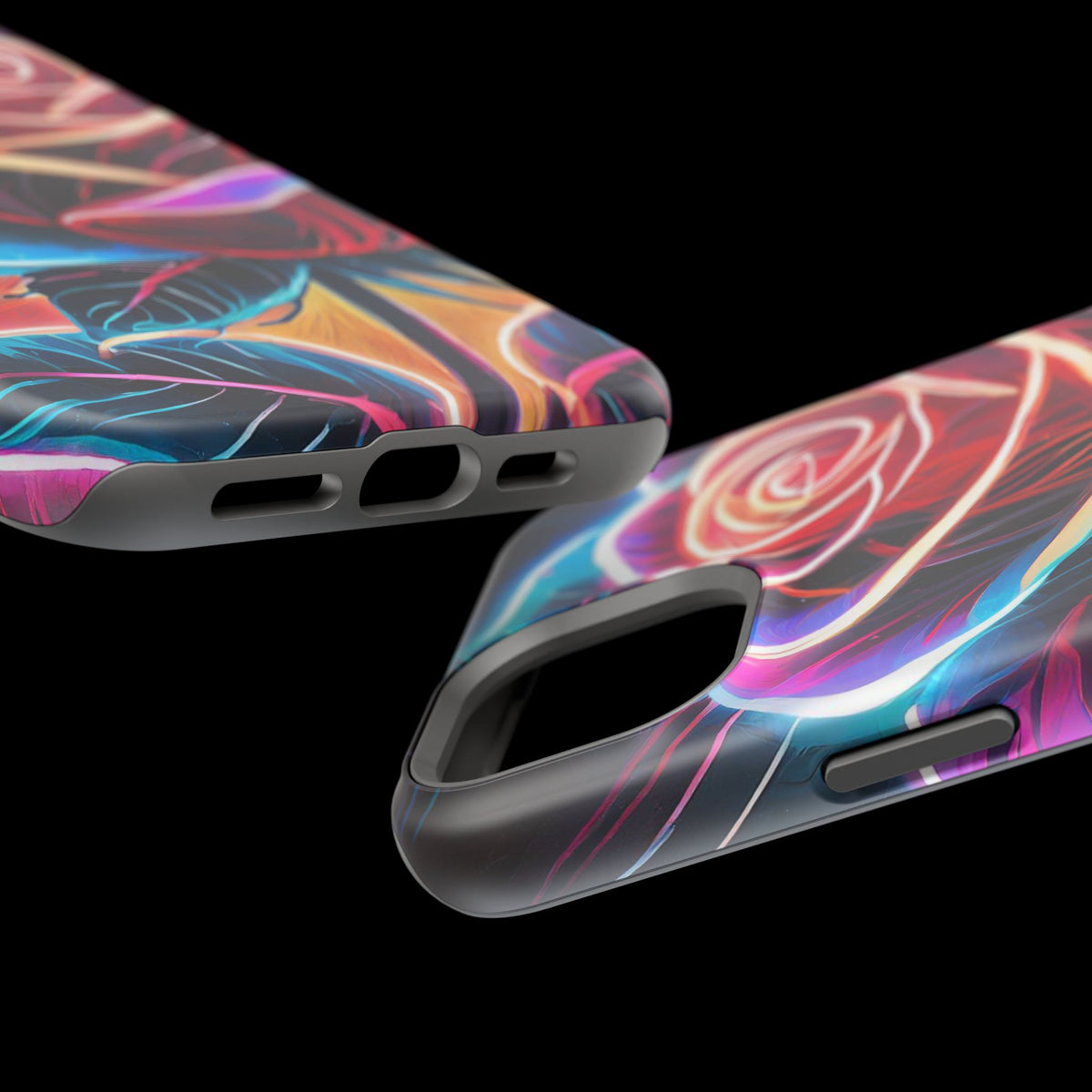 Neon Rose Magnetic Tough Phone Case - Studio 653