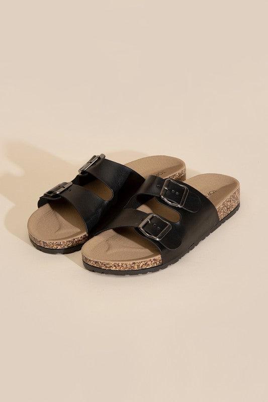 Buckle Strap Slides - Studio 653