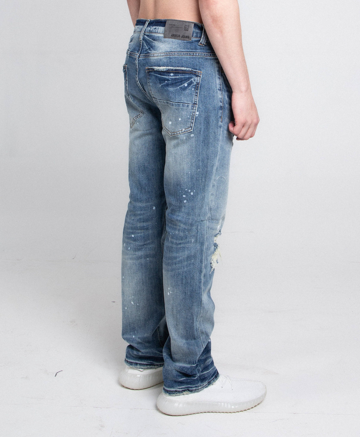 Men's Mid-Rise Distressed Skinny Jean - Studio 653