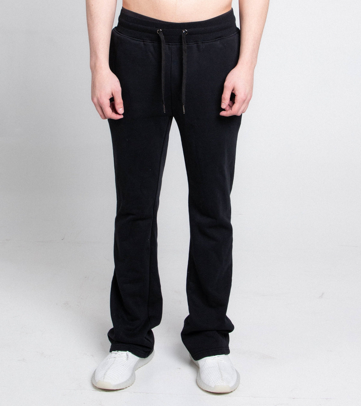 Drawstring Stacked Sweatpants - Studio 653