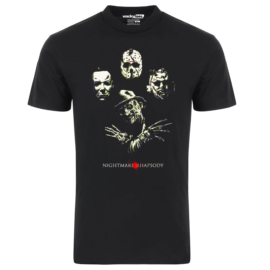 Nightmare Rhapsody Album Halloween Horror Serial Killer Terror Graphic Tee
