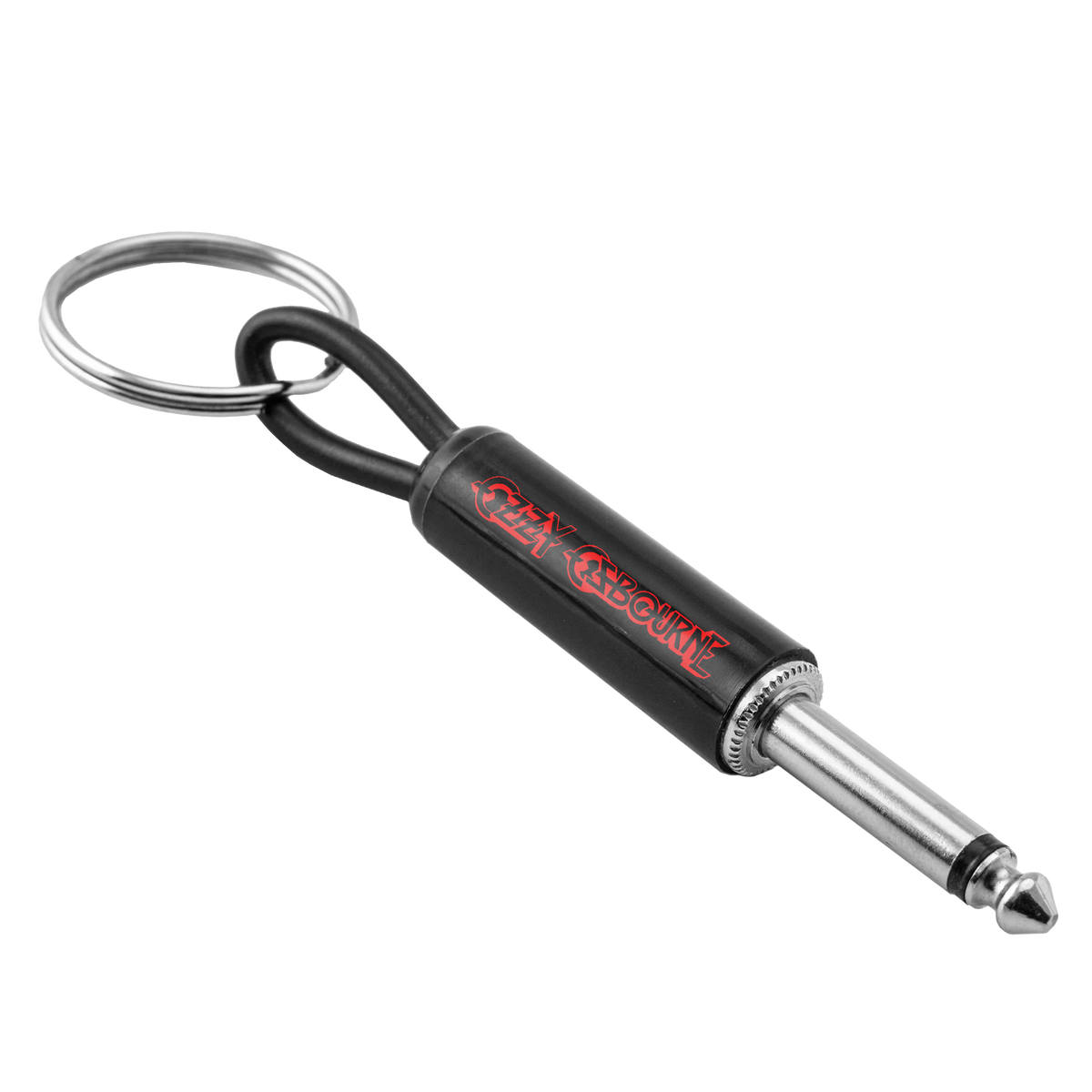 Ozzy Logo Guitar Plug Keychain