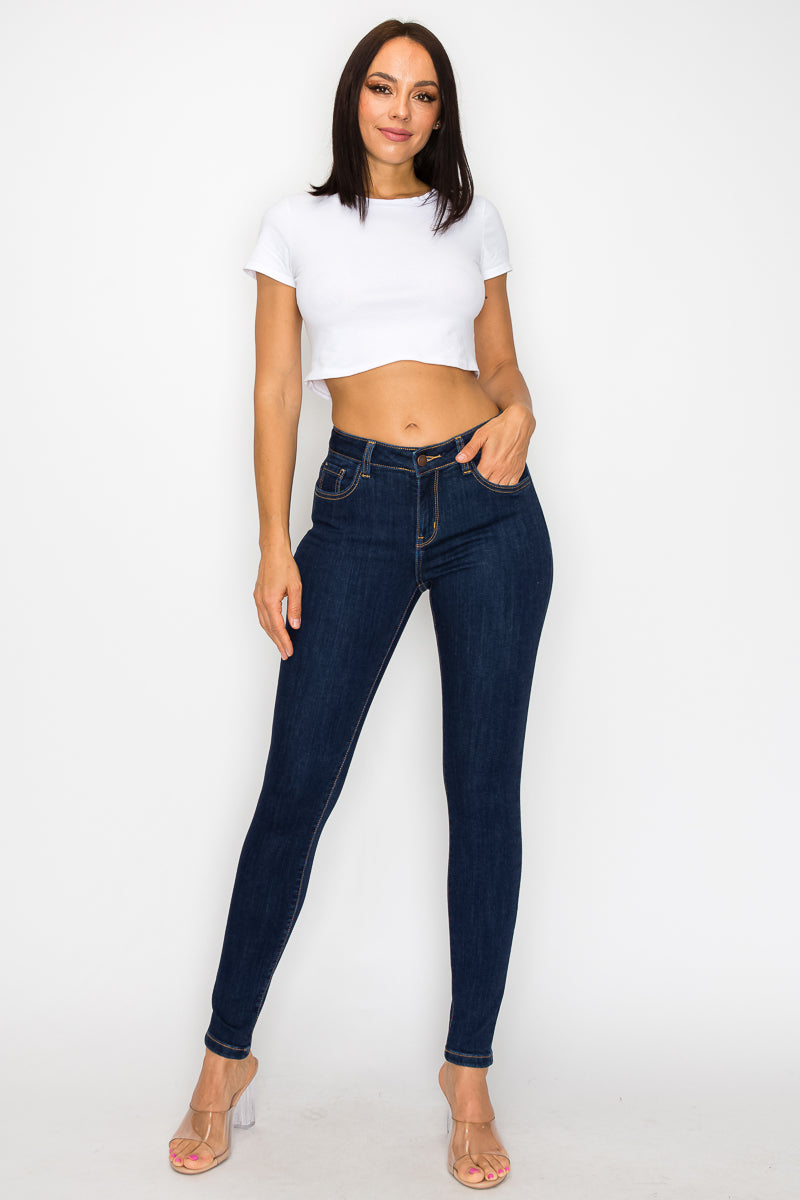 Camilla - Classic Mid Rise Stretch Skinny